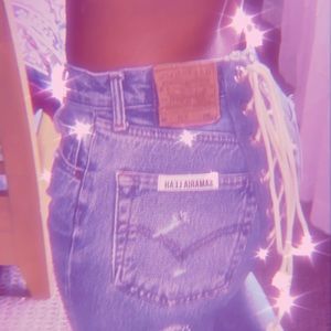 Samaria Leah Tie up Levi Jeans